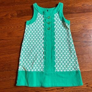 Green Patterned Gymboree Dress